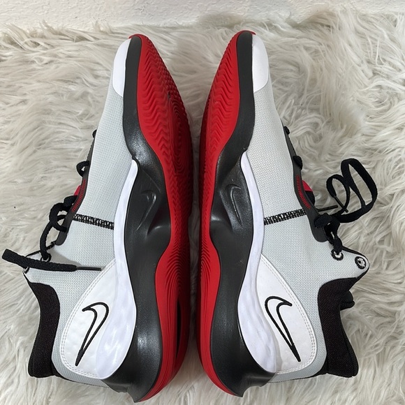 Nike Renew Elevate 3 Mens White Red Black Basketball Sneaker Shoes DD9304-100